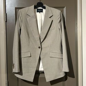Lafayette 148 houndstooth blazer sz 12